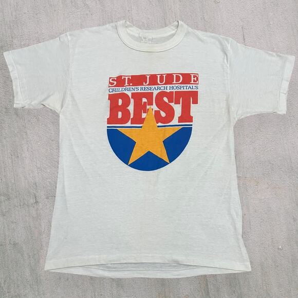 70s thin St. Judes children’s research hospital single stitch tee - Picture 1 of 2